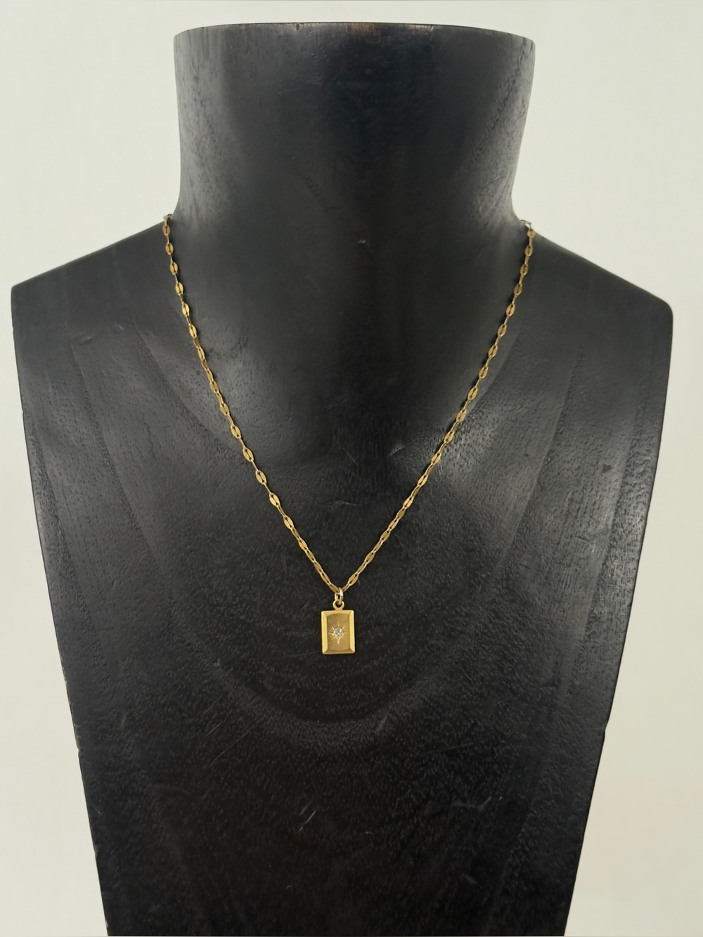 Vintage Catherine Popesco FRANCE Gold Plated Necklace Star Crystal Pendant